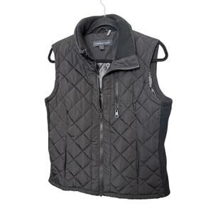 ****Andrew Marc Quilted Vest Jacket Size M Black Women’s Full Zip